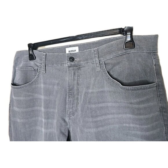 Hudson NWT Men's Jeans Gray Byron Straight Leg Jean Size 38x32 Sumatra t15 - Picture 3 of 7